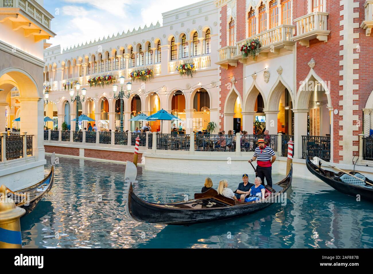 Las Vegas, SEP 25: Interior view of the Venetian Casino Hotel on SEP 25, 2019 at Las Vegas, Nevada Stock Photo