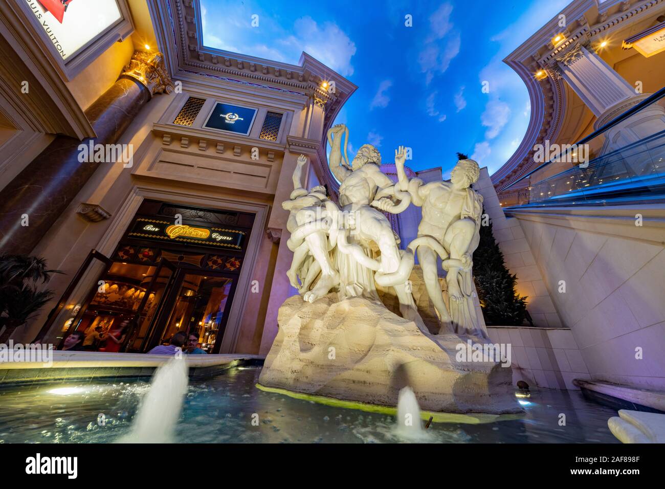 Las Vegas, JUN 3, 2021 - Interior View Of The Forum Shops, Caesars Palace  Stock Photo, Picture and Royalty Free Image. Image 170961375.