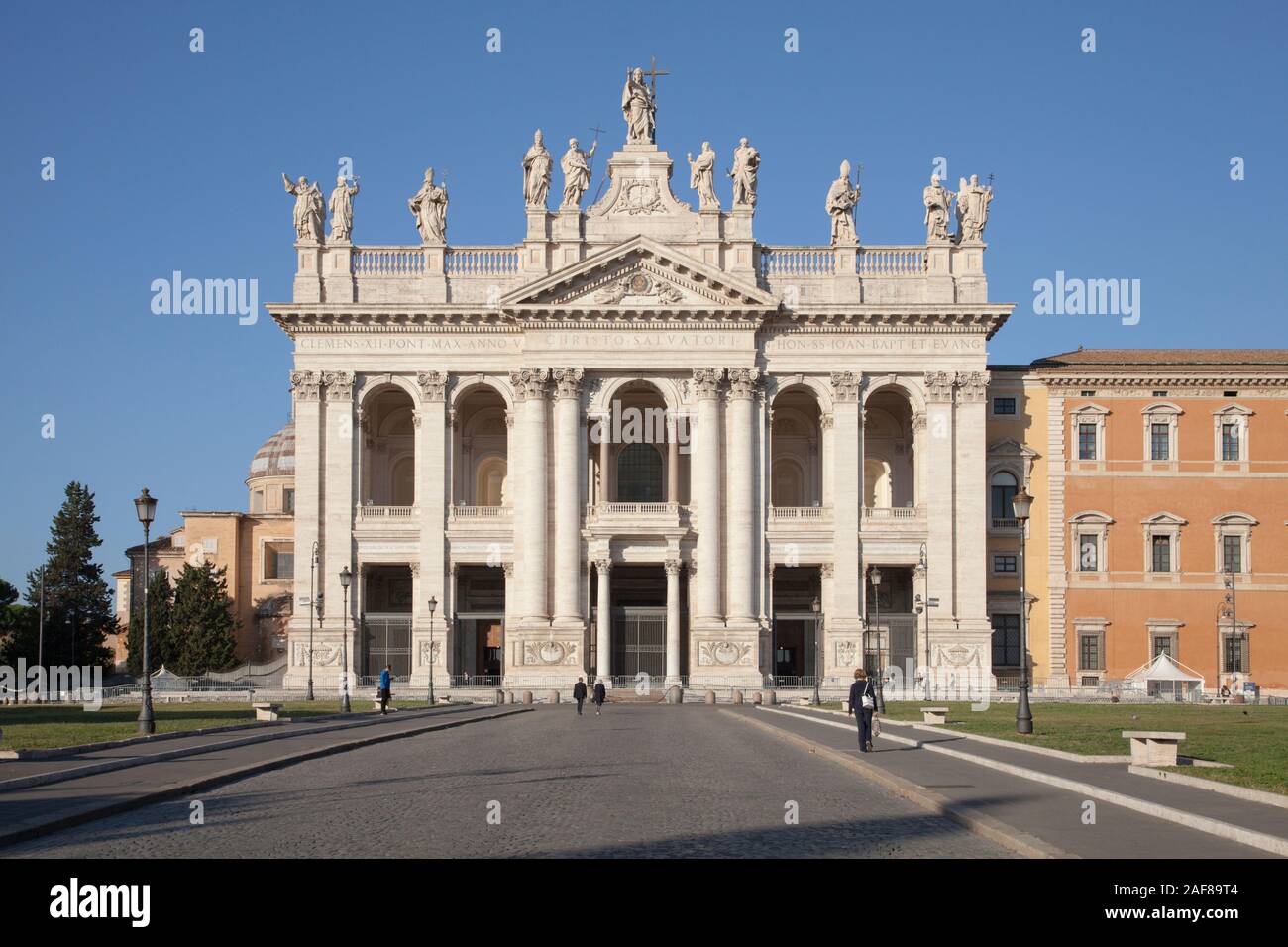 Basilica of St John Lateran Stock Photo
