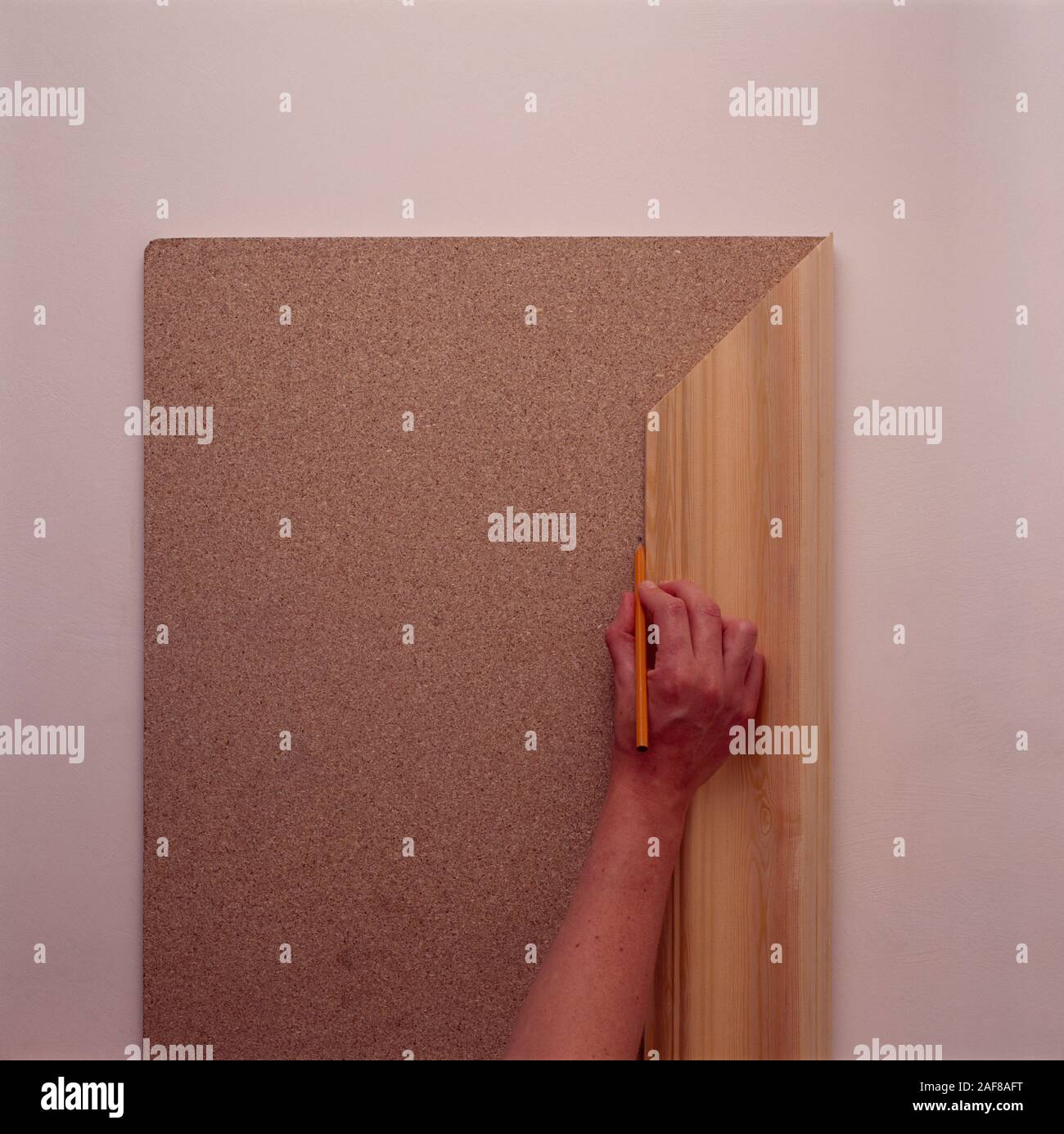 steps making bedhead Stock Photo Alamy