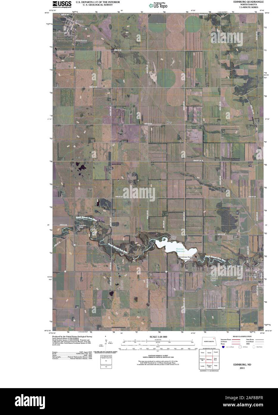 Edinburg north dakota map Cut Out Stock Images & Pictures Alamy