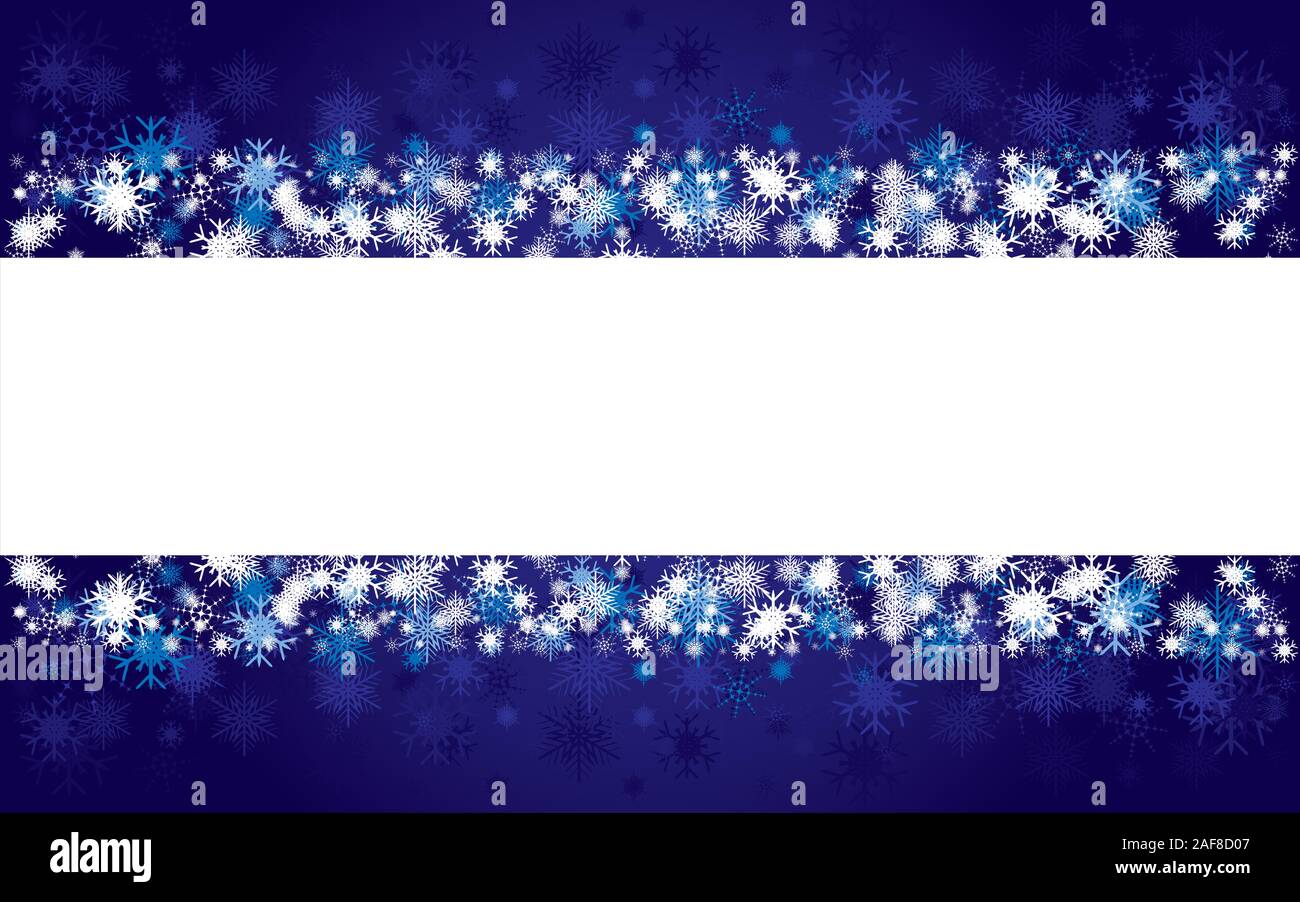 Background with blue snowflakes, vector illustration Stock Vector Image ...