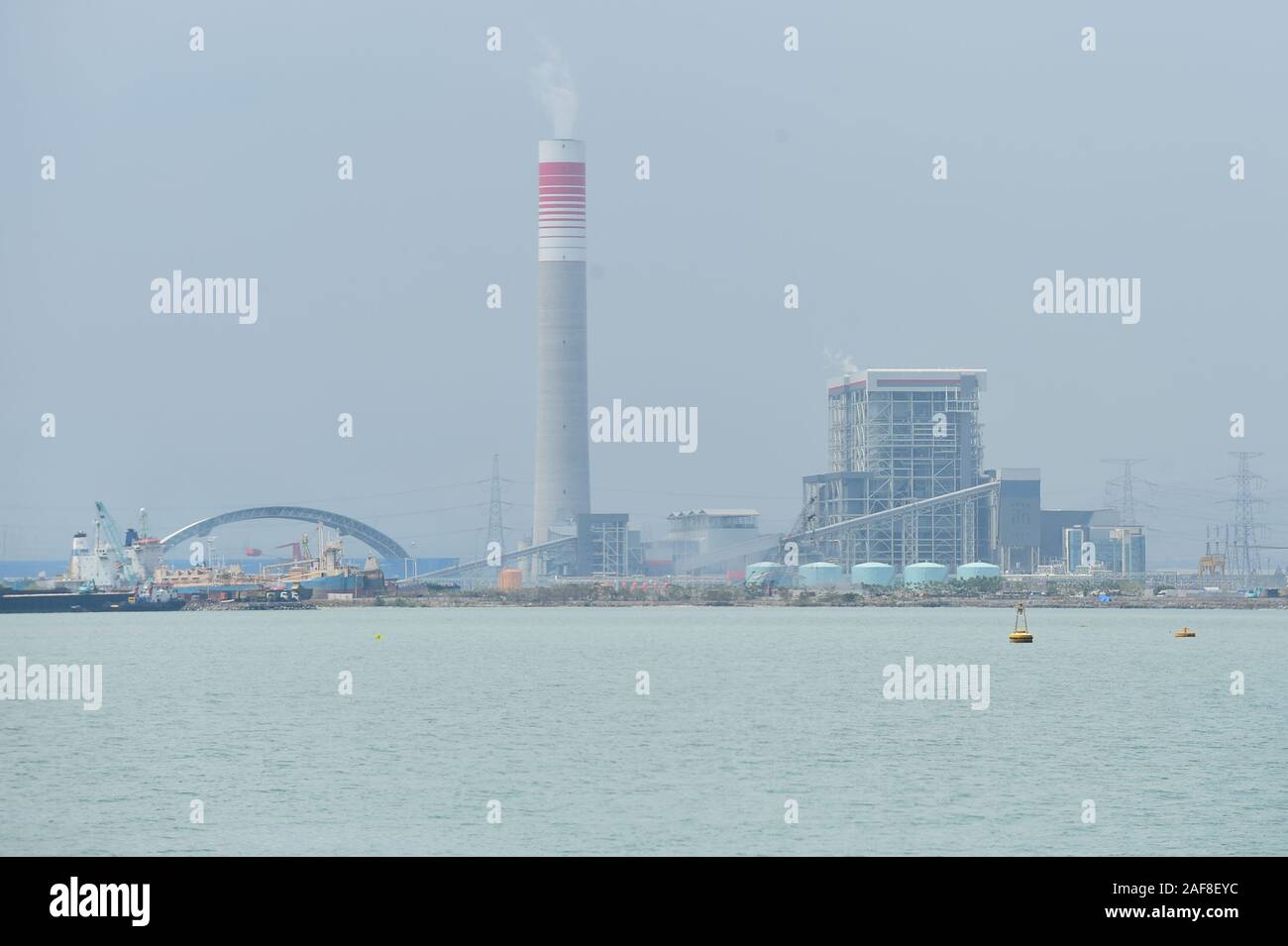 Banten Indonesia 13th Dec 2019 Photo Taken On Dec 13 2019 Shows The Power Plant Pltu Java 7 In Bojonegara Subdistrict Of Banten Province Indonesia Unit 1 Of Indonesia S Coal Fired Power Plant<script async src=