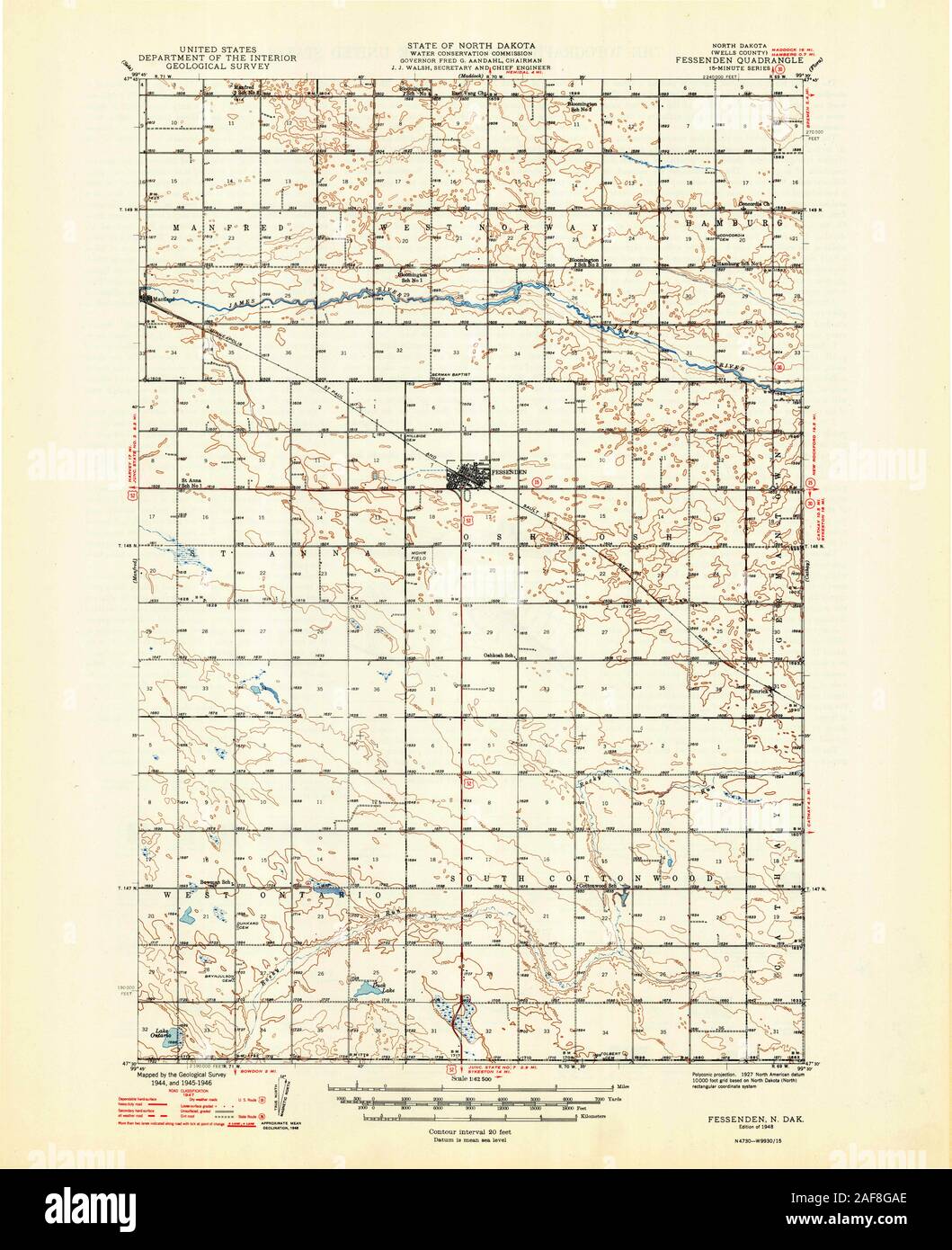 Fessenden map hires stock photography and images Alamy