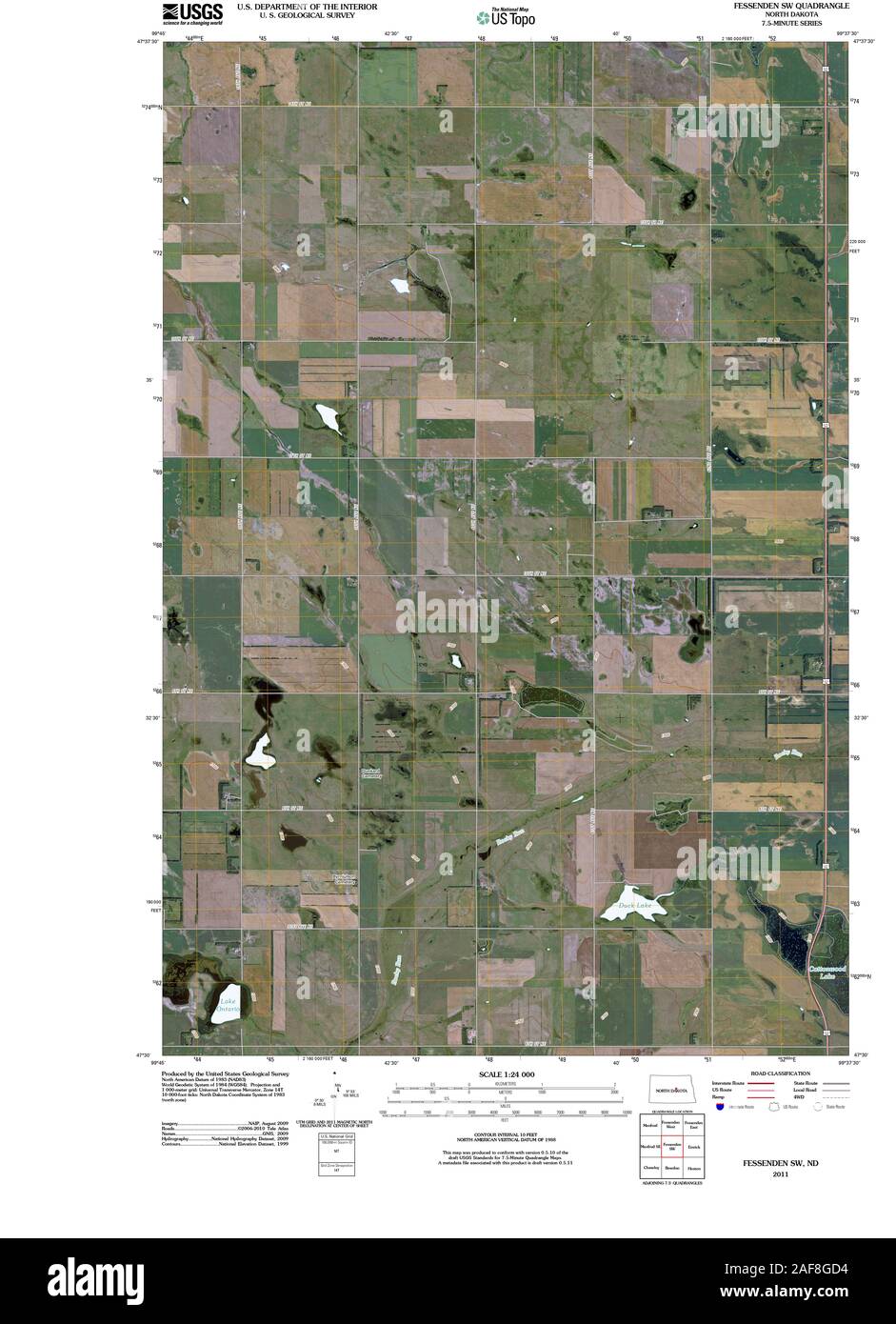 Map of fessenden north dakota hires stock photography and images Alamy