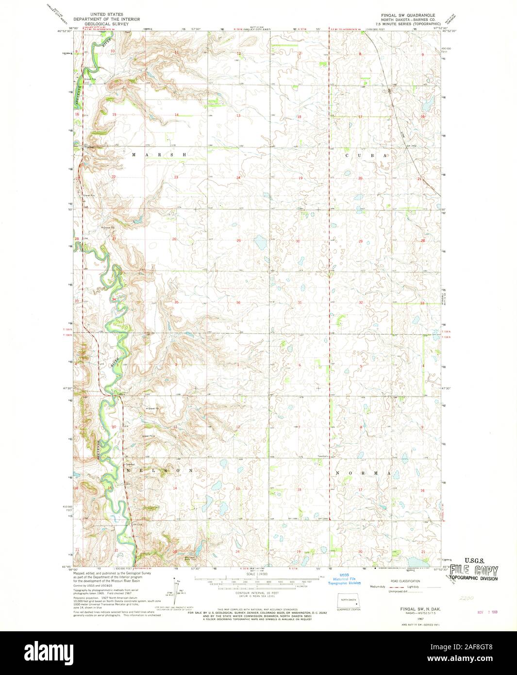 Map of fingal north dakota hires stock photography and images Alamy