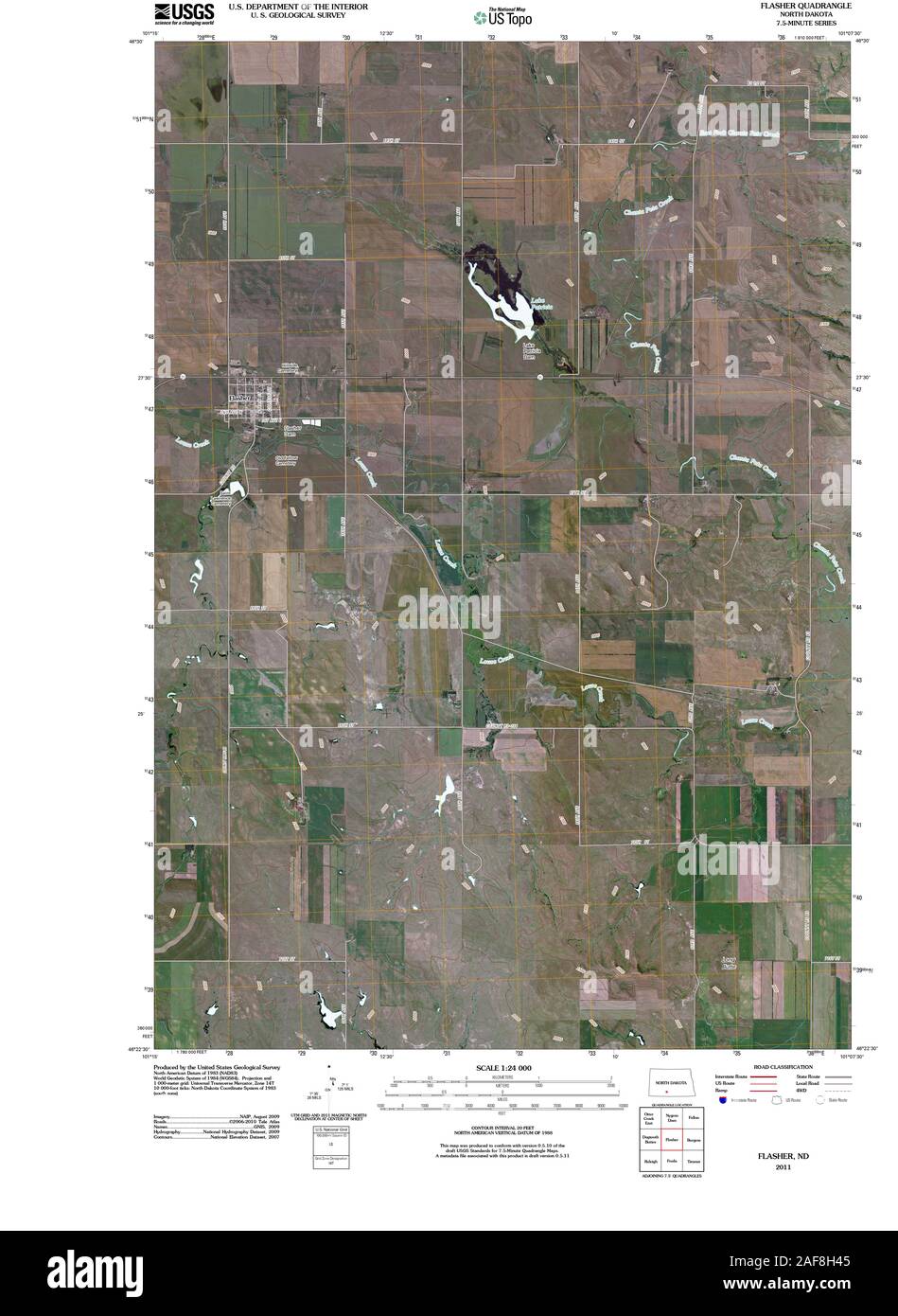 Flasher north dakota map Cut Out Stock Images & Pictures Alamy