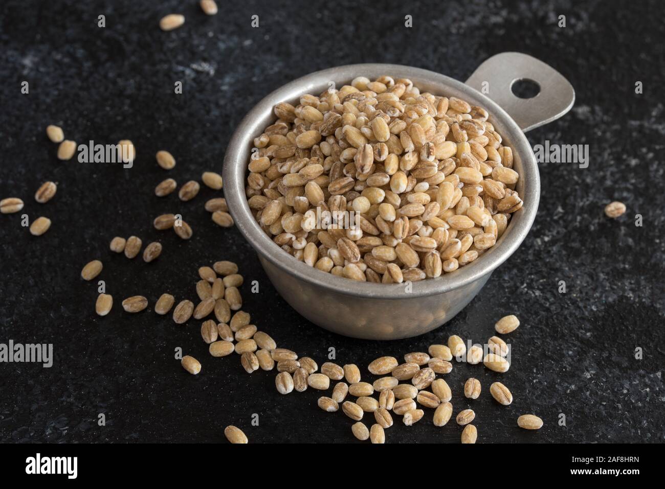 Whole Grain Milling Barley Stock Photo Alamy