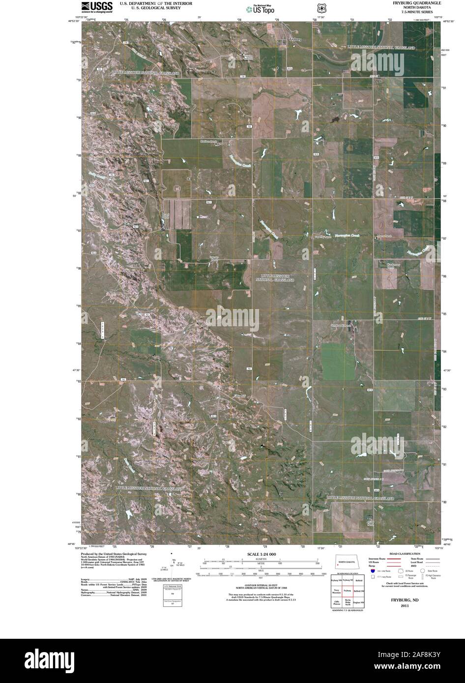 Fryburg map hires stock photography and images Alamy