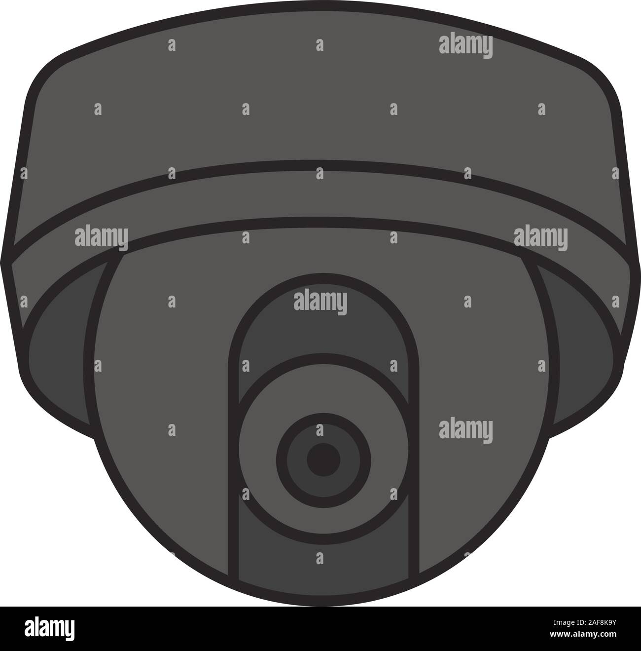 Illustration Cartoon Cctv Security Camera High Resolution Stock