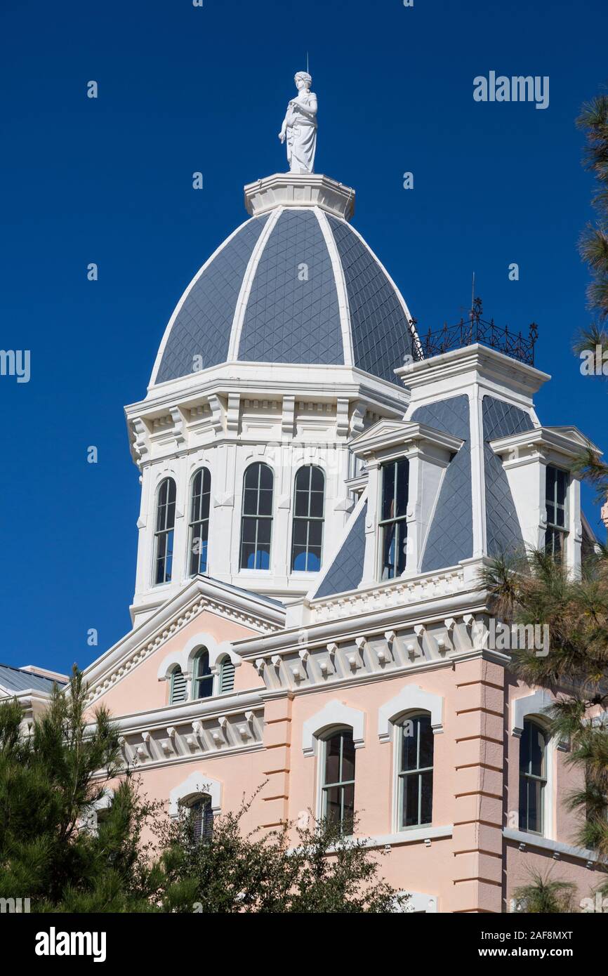 Marfa, Texas. Presidio County Court House, Built 1886, Restored 2001