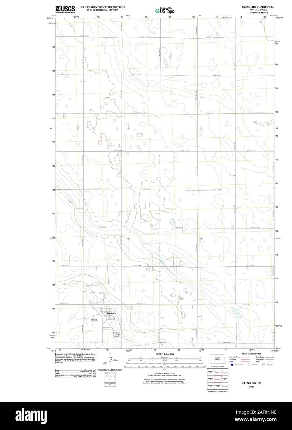 Glenburn map hires stock photography and images Alamy
