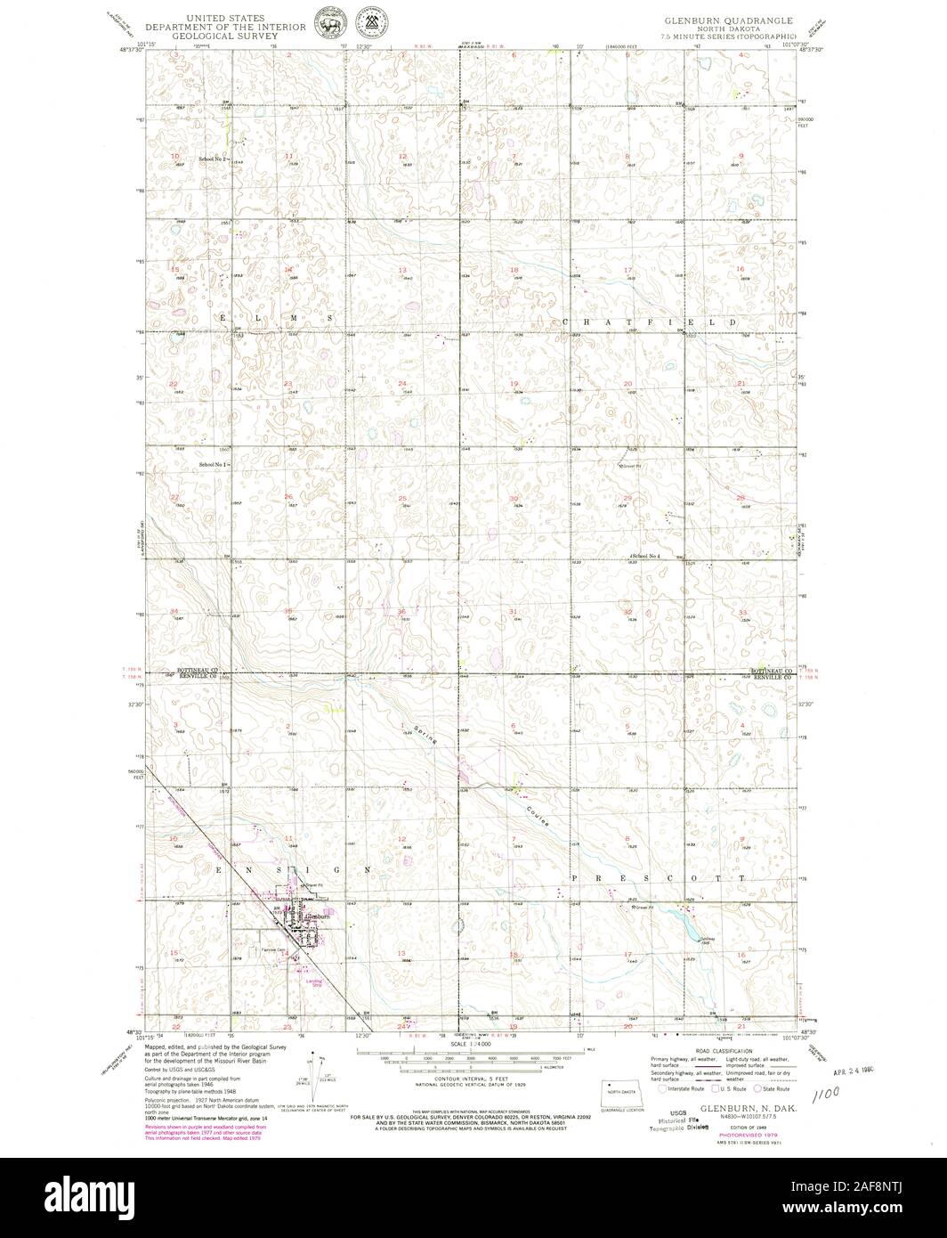 Glenburn map hires stock photography and images Alamy