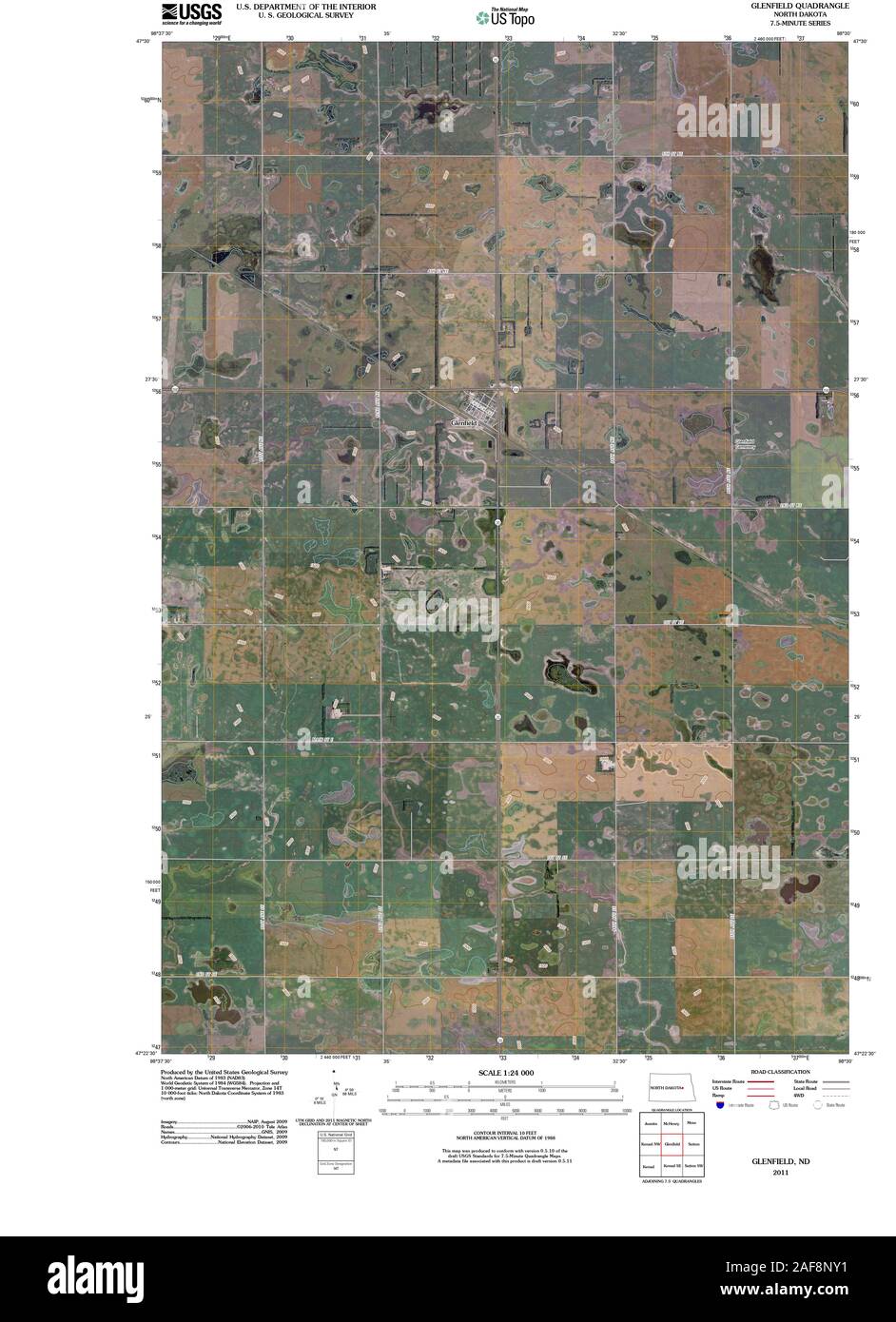 Map of glenfield north dakota Cut Out Stock Images & Pictures Alamy