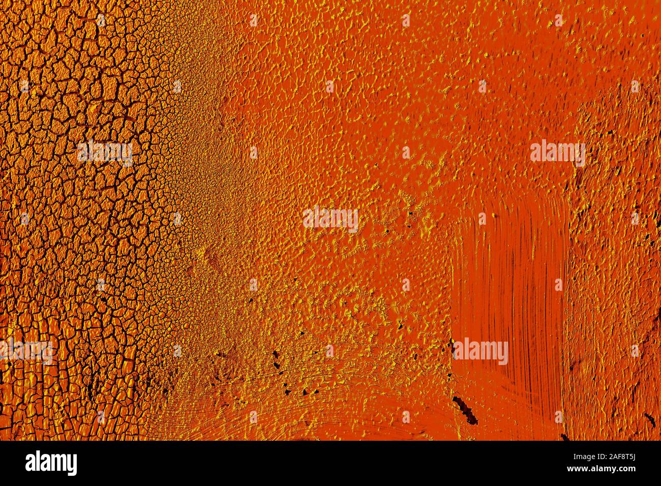 Orange colored background with textures of different shades of orange ...