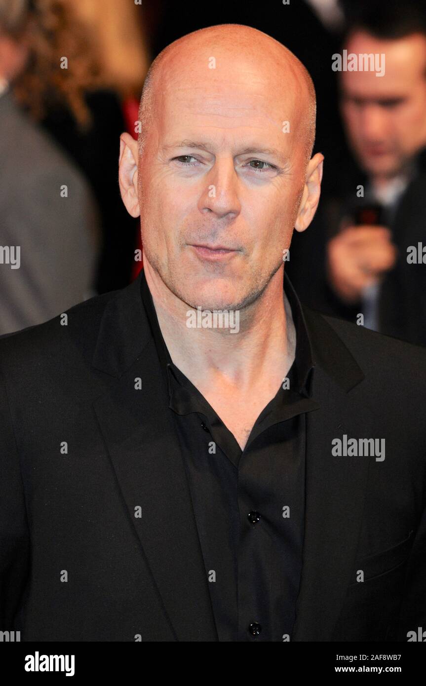 Bruce Willis, Red Premiere, London .UK Stock Photo