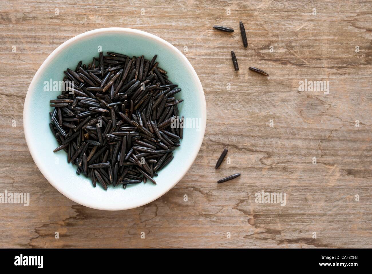 Black Long Grain Rice Stock Photo - Alamy