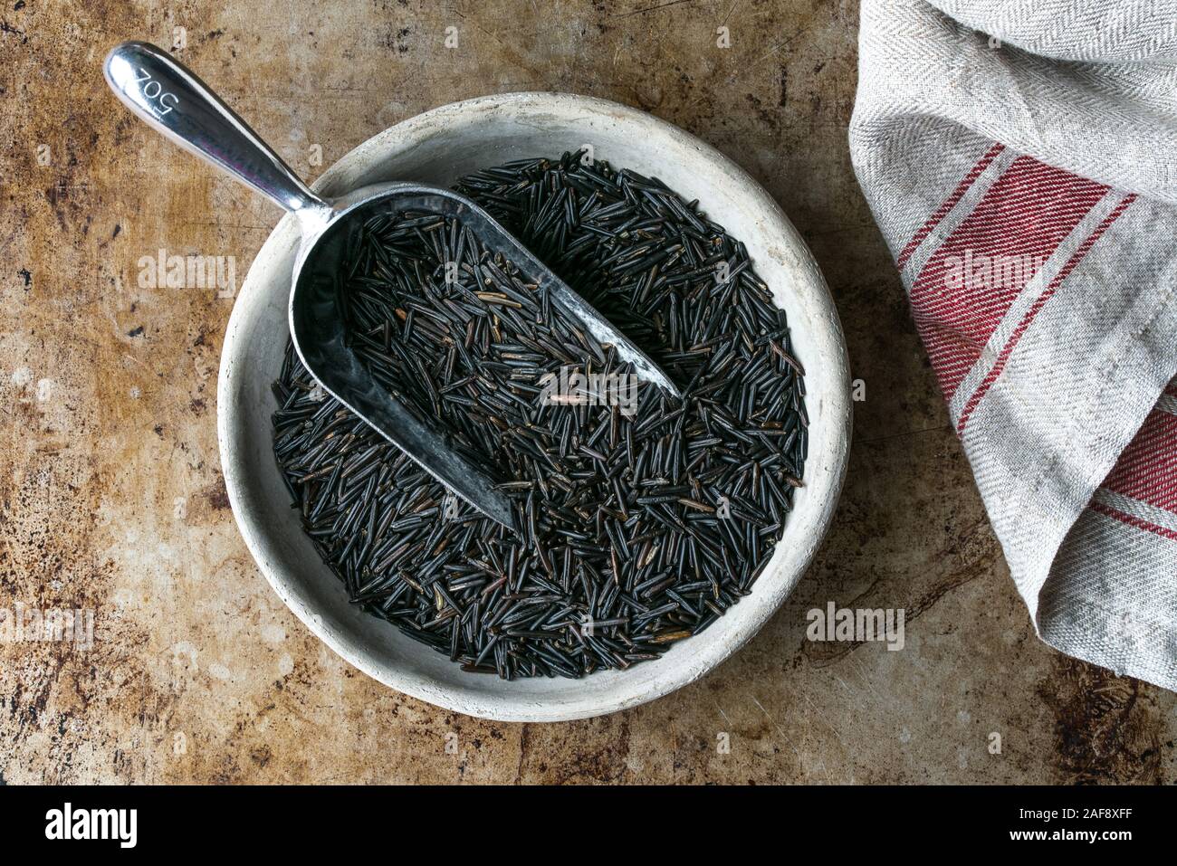 Black Long Grain Rice Stock Photo - Alamy