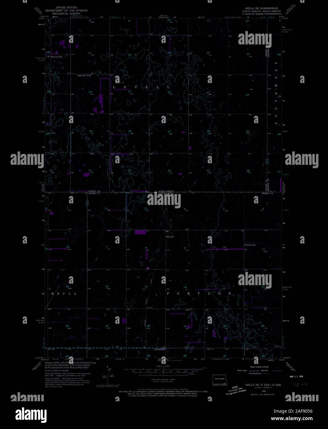 Hecla map hires stock photography and images Alamy