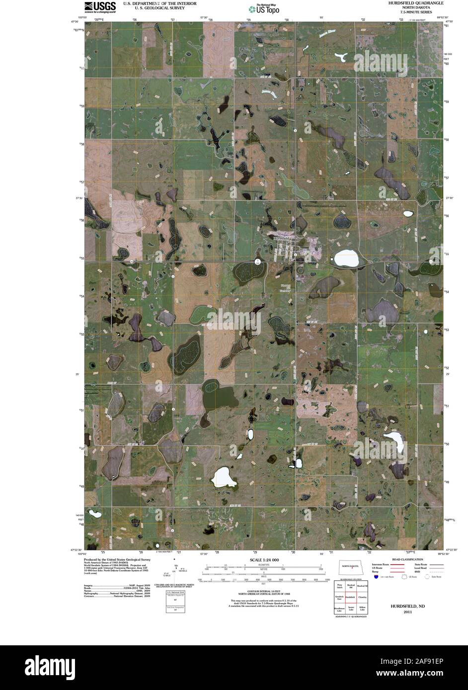 Hurdsfield north dakota map Cut Out Stock Images & Pictures Alamy