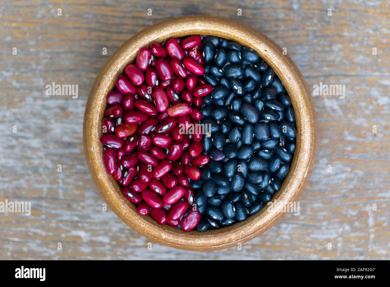 Red beans in bag Stock Photo by ©jianghongyan 58771125