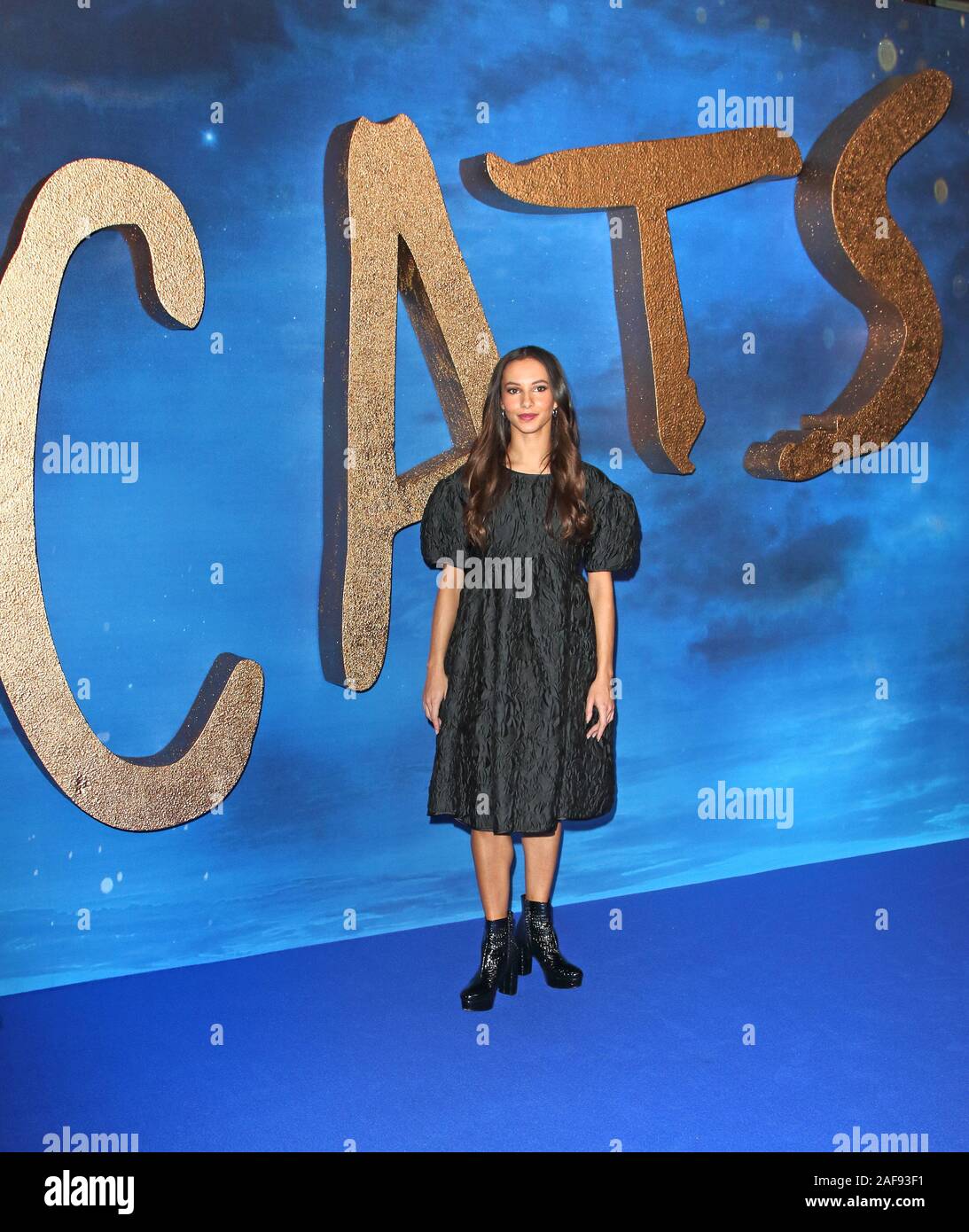Francesca Hayward attends the Cats film photocall at the Corinthia