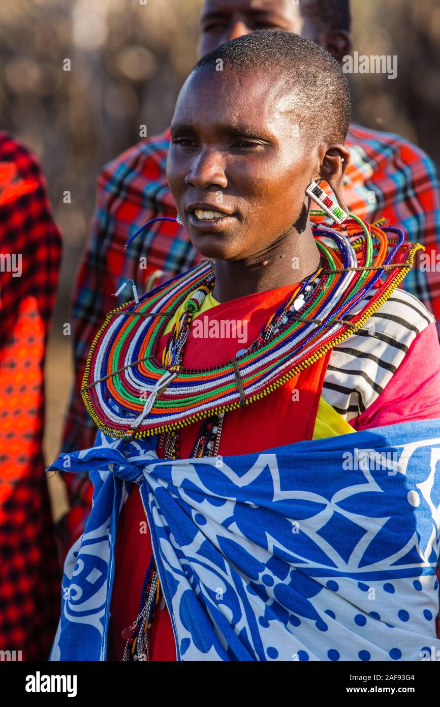 Maasai clothes pattern hi-res stock photography and images - Alamy