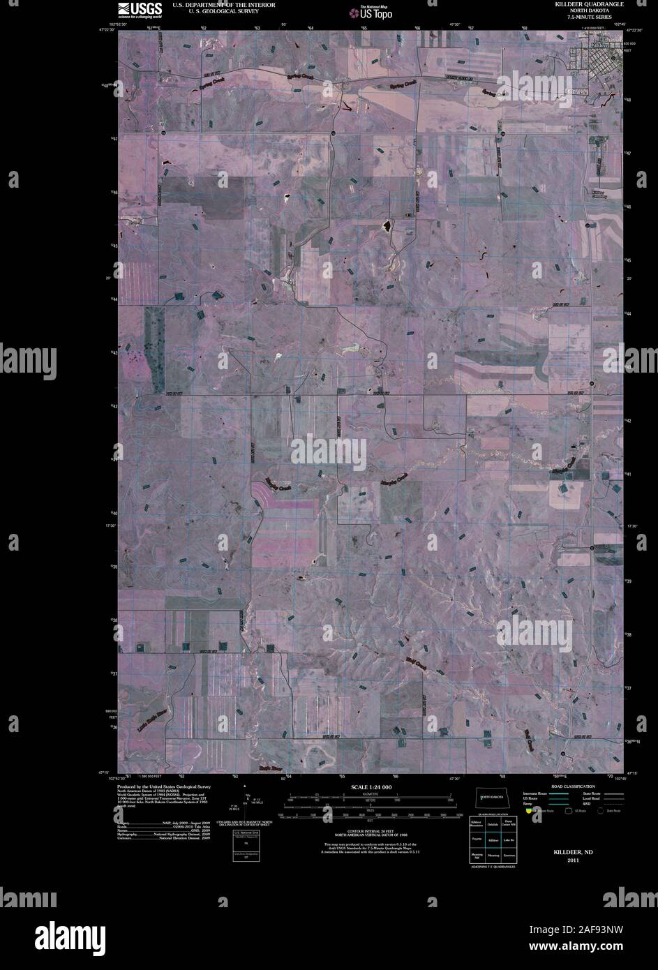 Map of killdeer hires stock photography and images Alamy