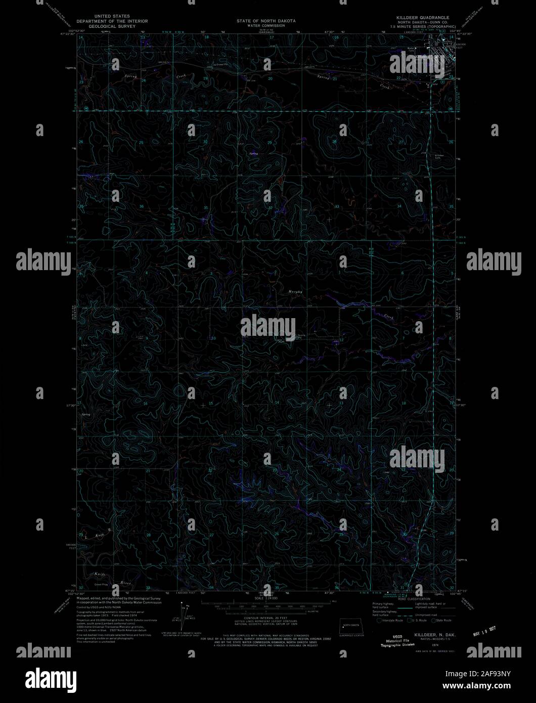 Map of killdeer hires stock photography and images Alamy