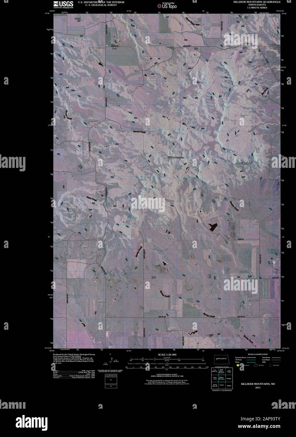 Map of killdeer hires stock photography and images Alamy