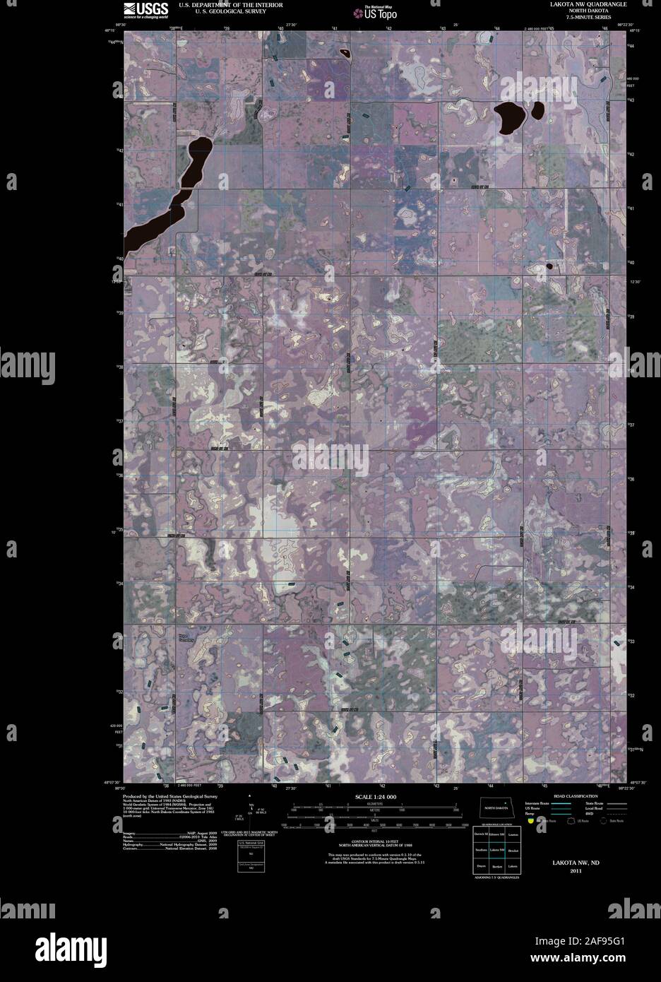 Lakota map hires stock photography and images Alamy