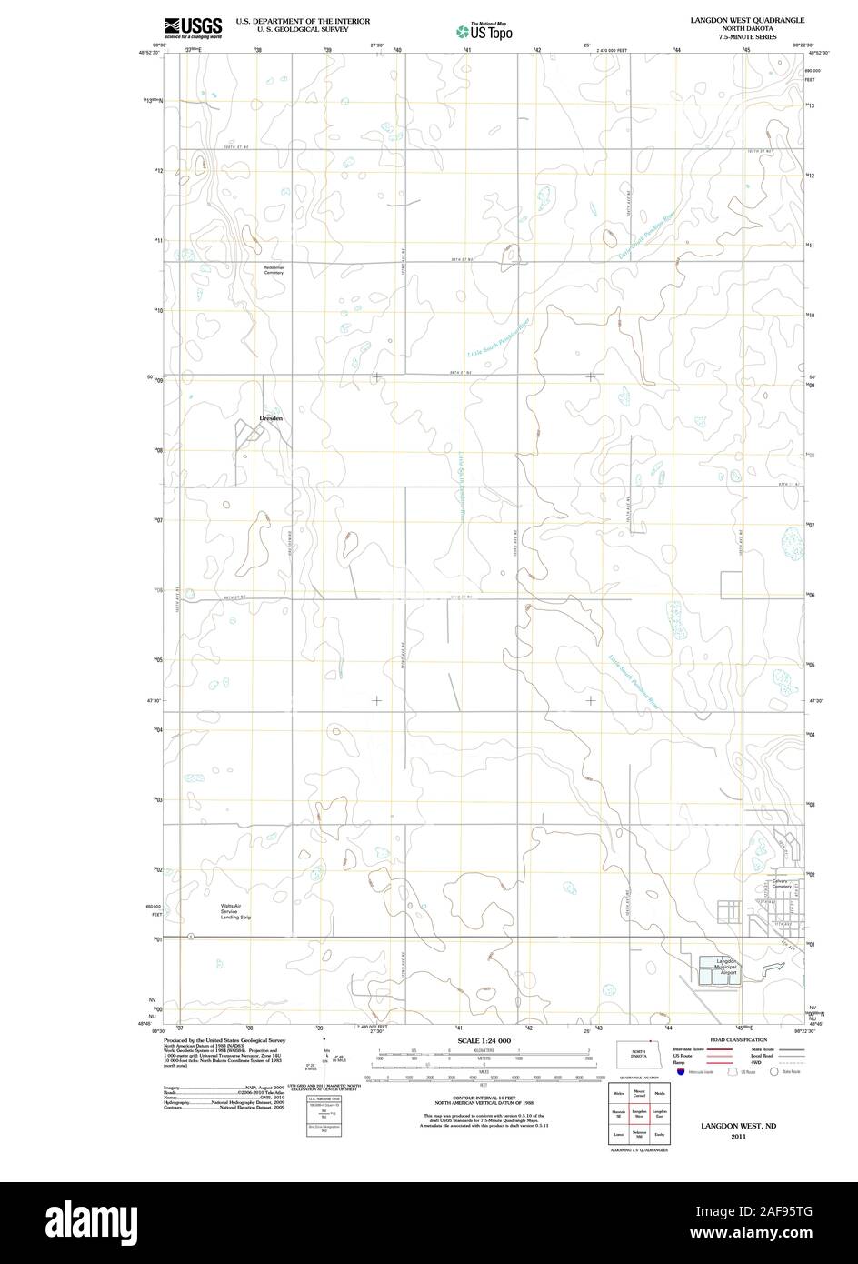Langdon north dakota map Cut Out Stock Images & Pictures Alamy