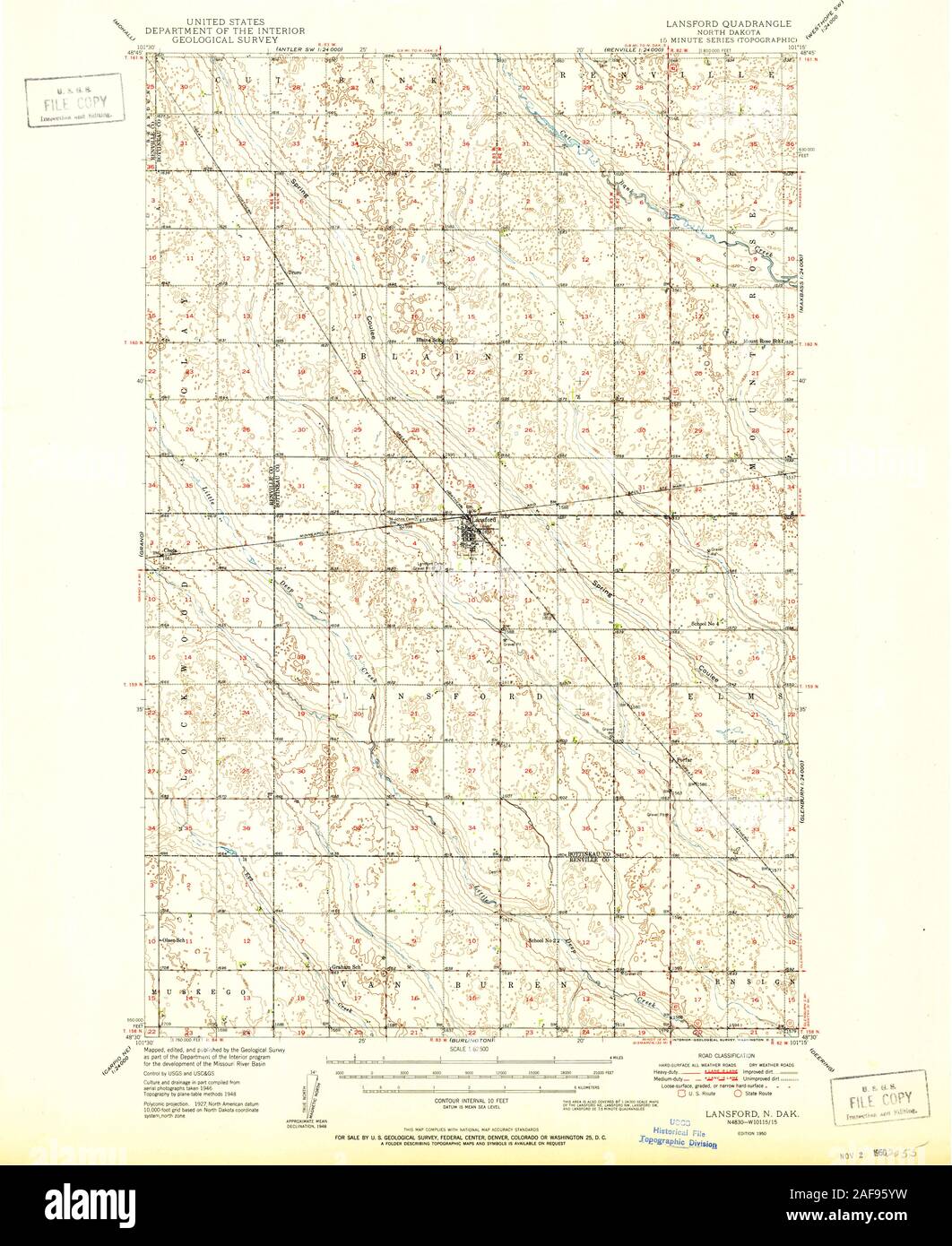 Map of lansford hires stock photography and images Alamy