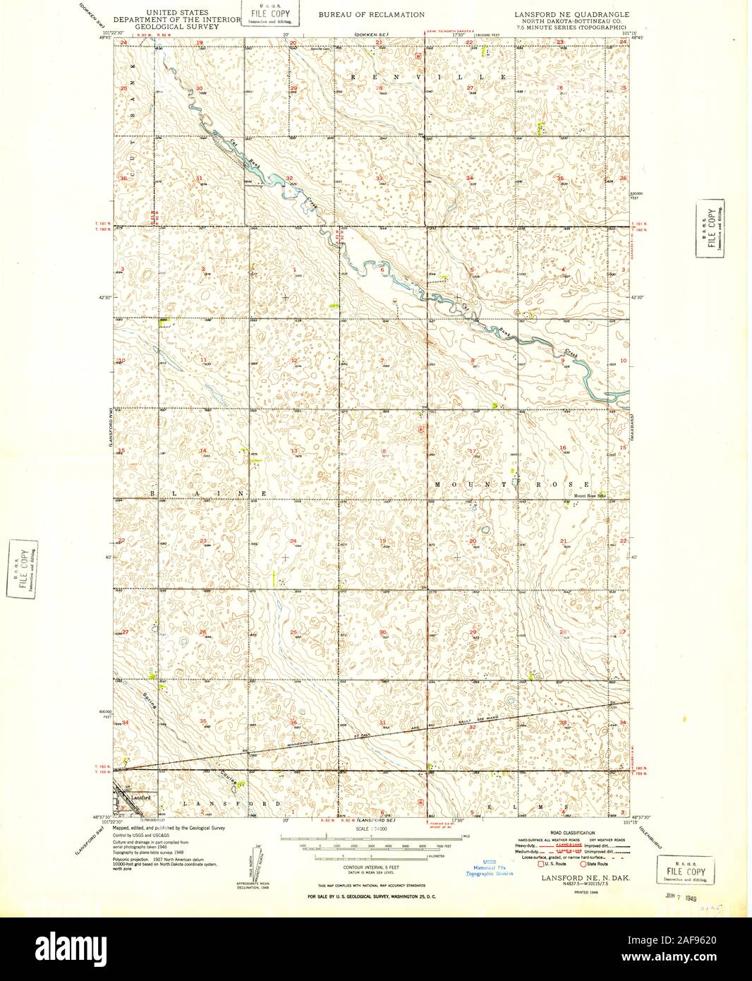Lansford map hires stock photography and images Alamy