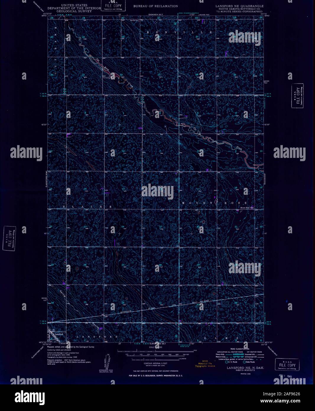 Map of lansford hires stock photography and images Alamy