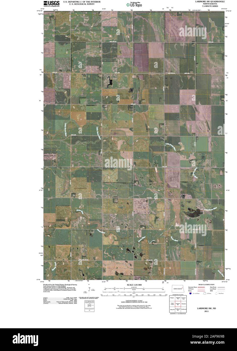 Larimore north dakota map hires stock photography and images Alamy