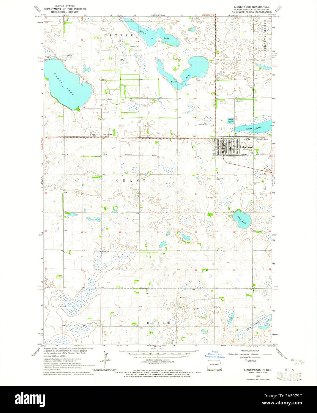 Lidgerwood north dakota map hires stock photography and images Alamy