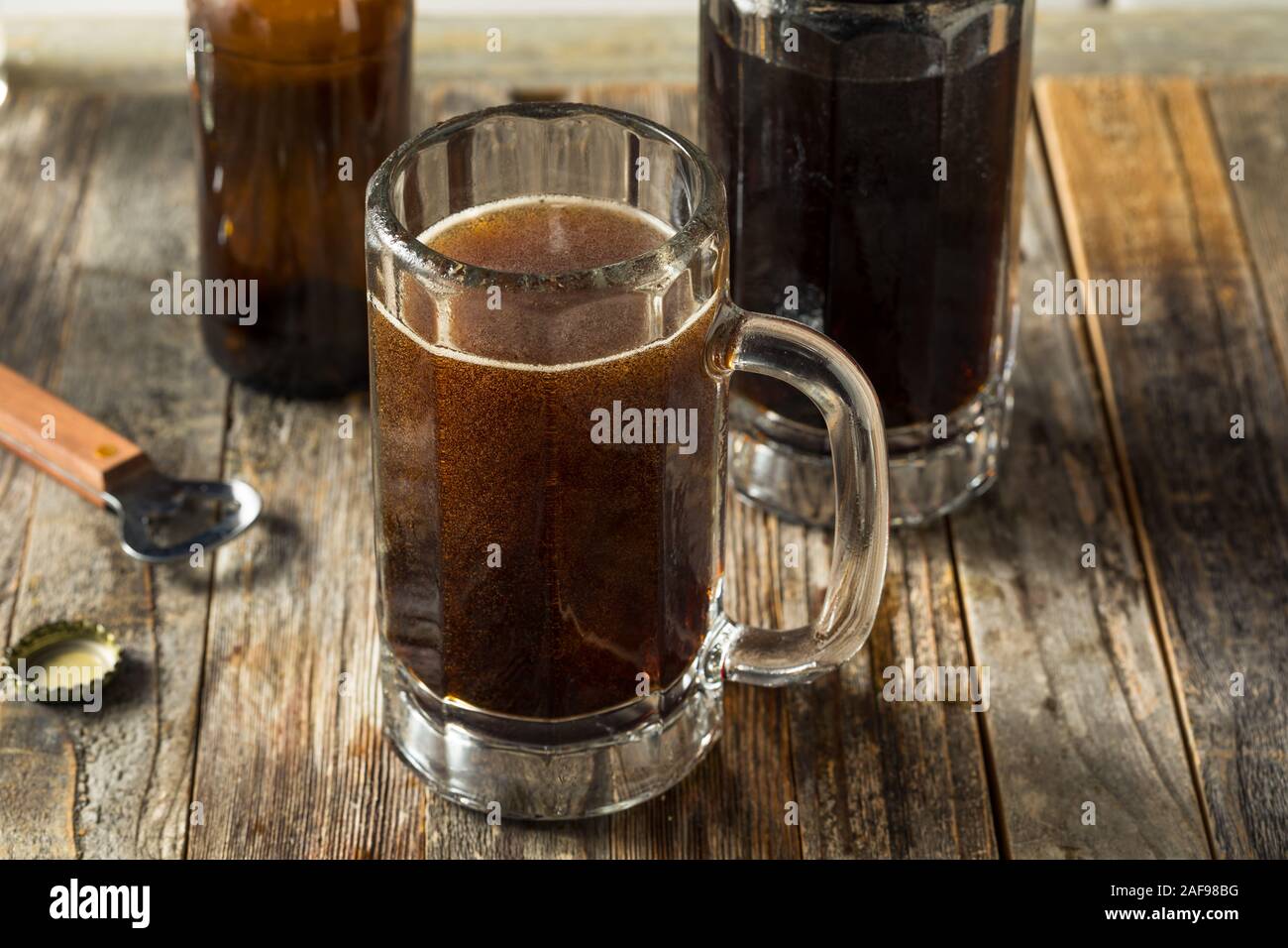 Homemade Birch Beer Drink in a Mug Stock Photo Alamy