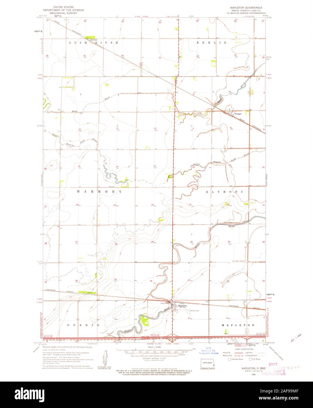 Map of mapleton hires stock photography and images Alamy