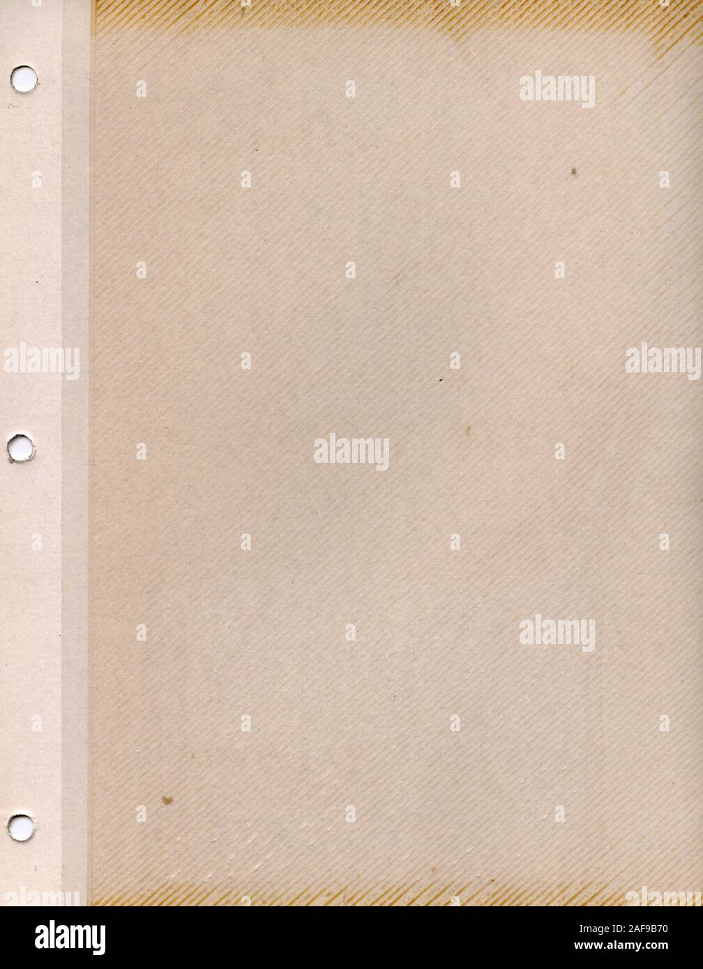 Old blank page from a photograph album from the 1970s. The plastic cover is  stuck on the sticky paper underneath. High resolution scan Stock Photo -  Alamy
