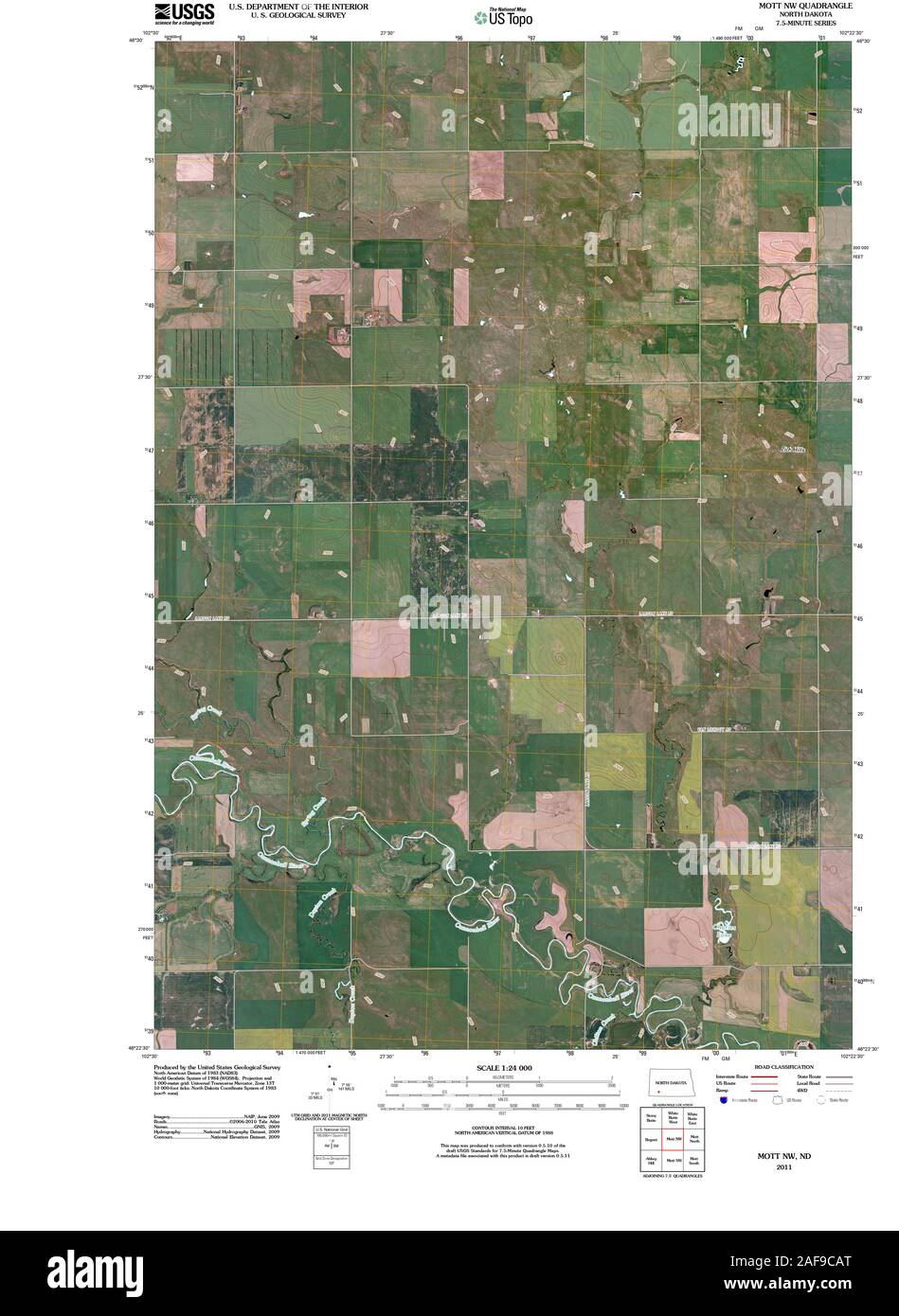Mott north dakota map hires stock photography and images Alamy