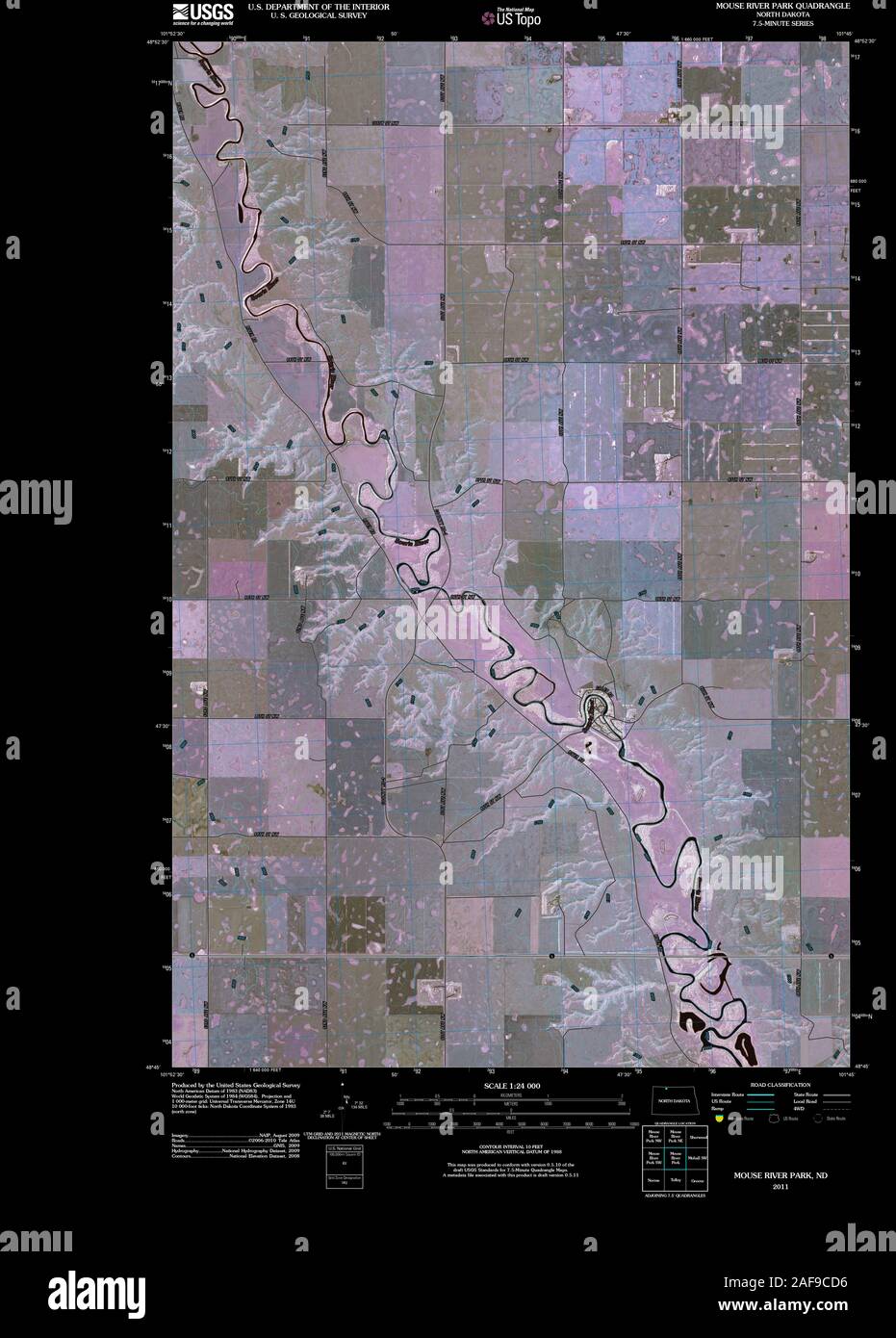 Park river north dakota map hi-res stock photography and images - Alamy