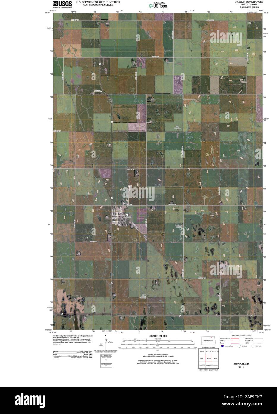 Map of munich north dakota hires stock photography and images Alamy
