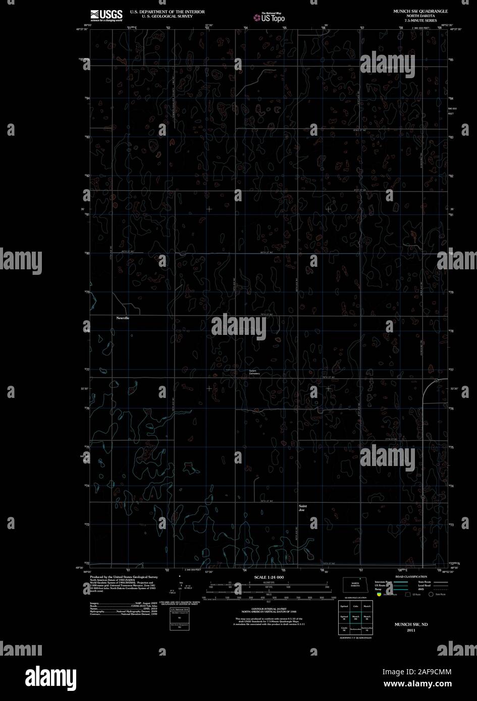 Map of munich north dakota hires stock photography and images Alamy