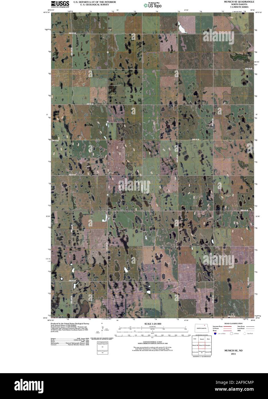 Map of munich north dakota hires stock photography and images Alamy