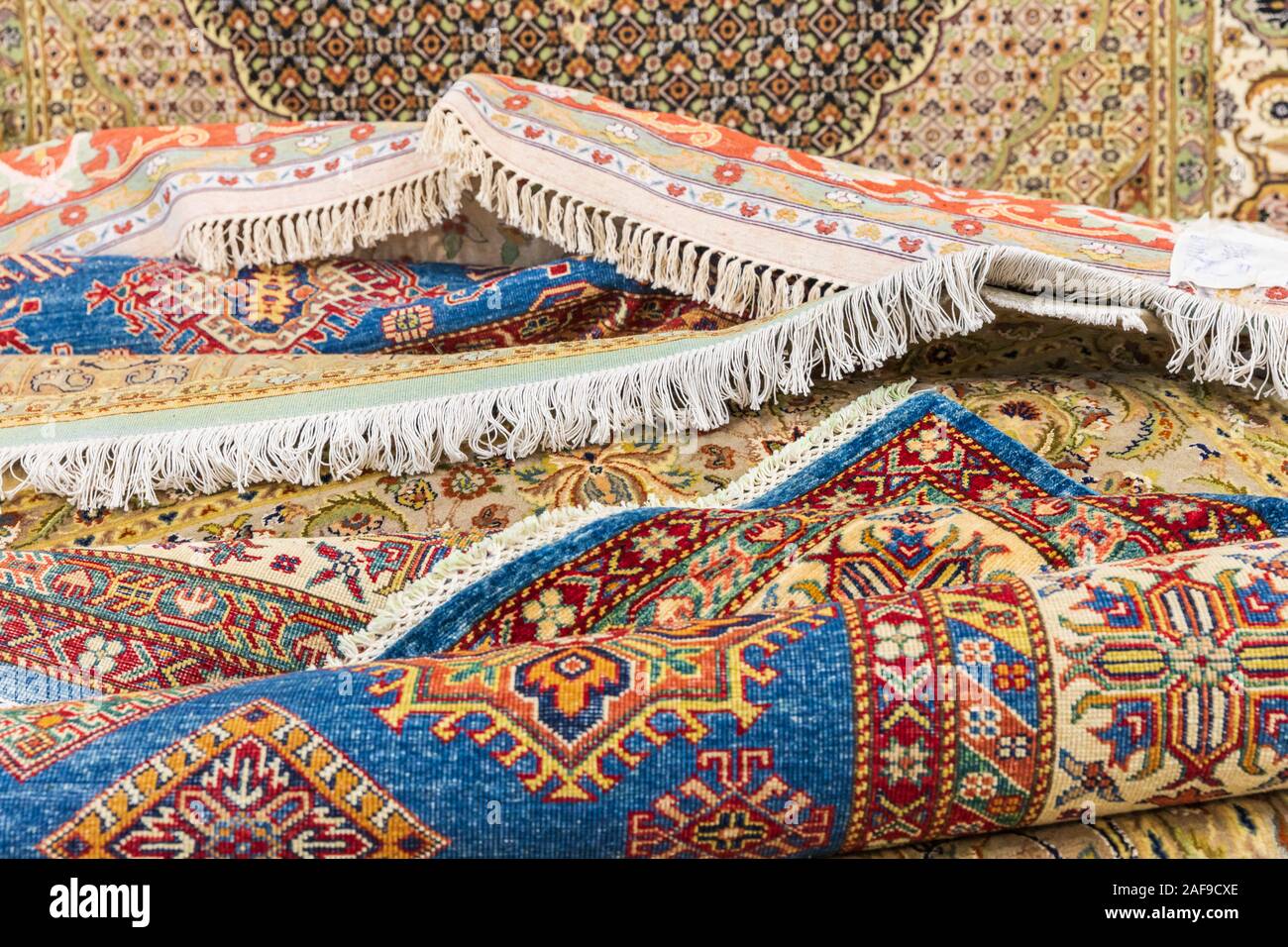 Africa, Egypt,Cairo, Giza. Rugs for purchase a at rug and tapestry