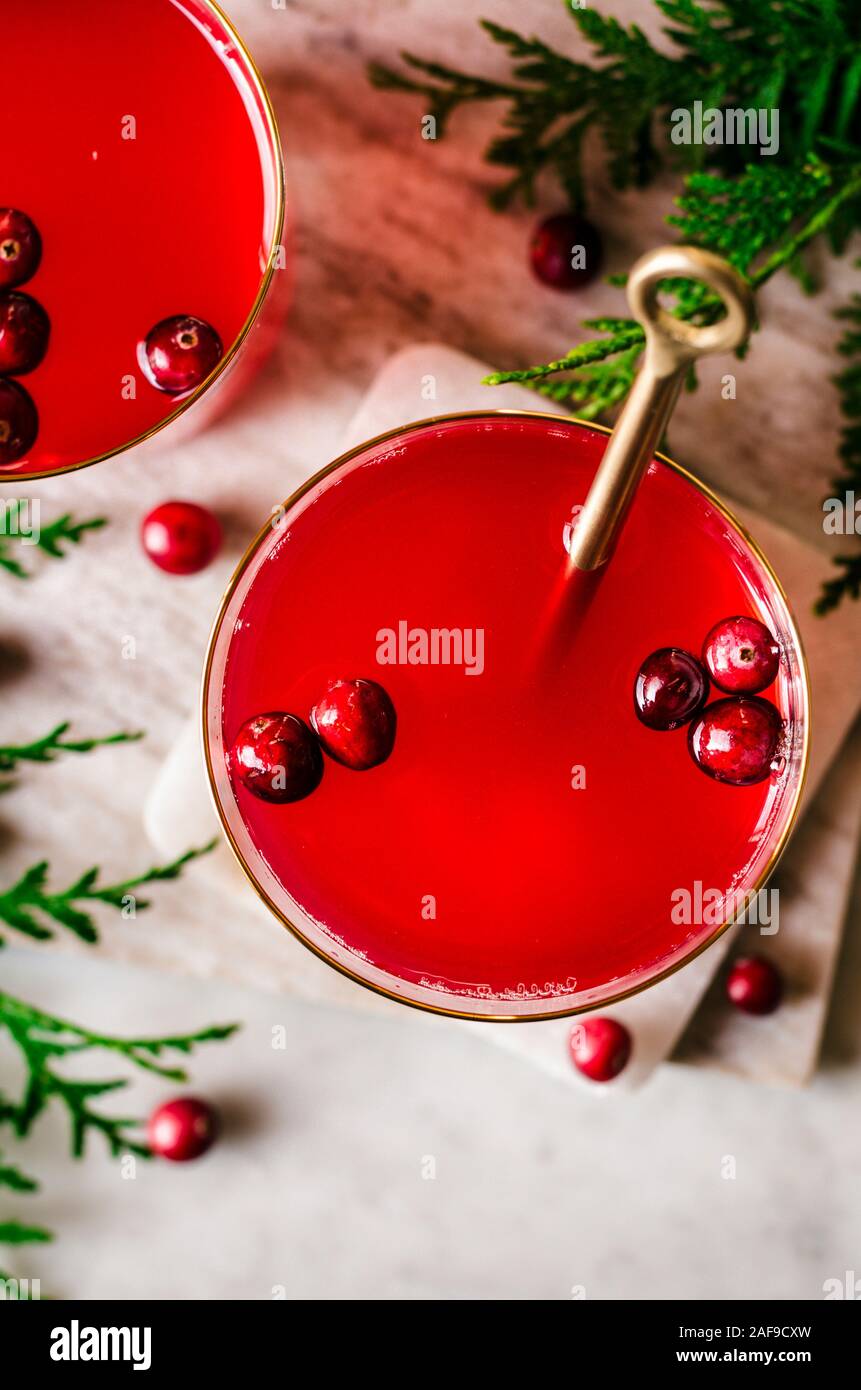 Cranberry Ginger Tea Stock Photo Alamy