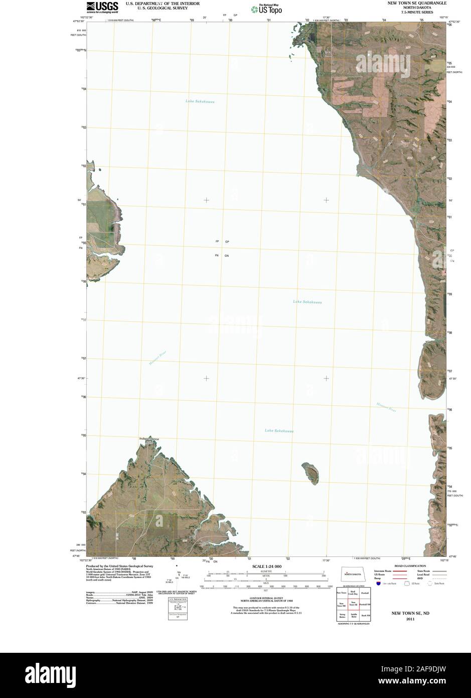 New town north dakota map hires stock photography and images Alamy