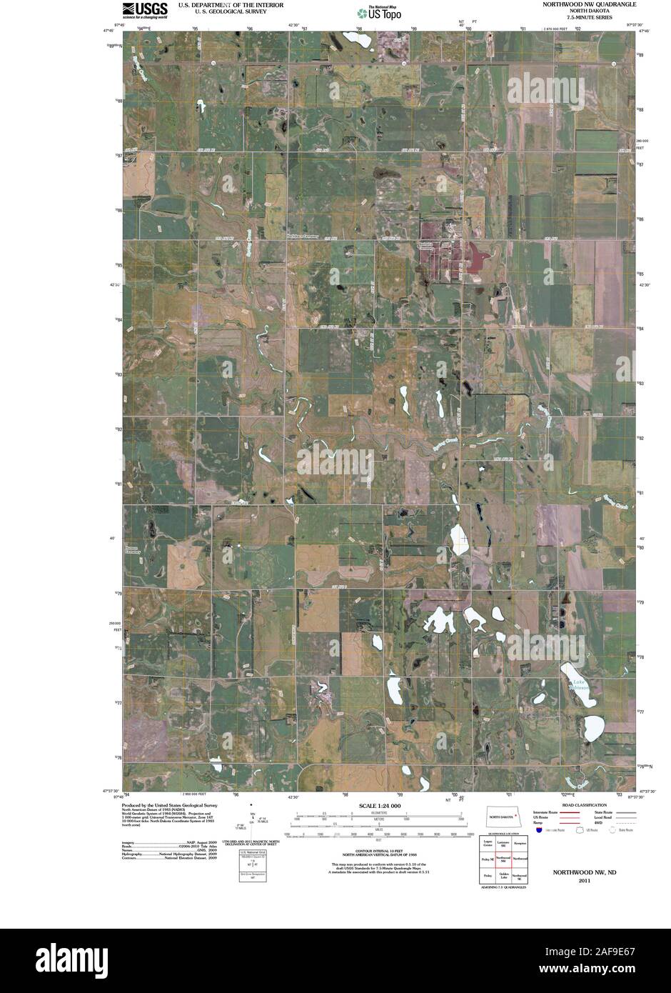Northwood north dakota map hires stock photography and images Alamy