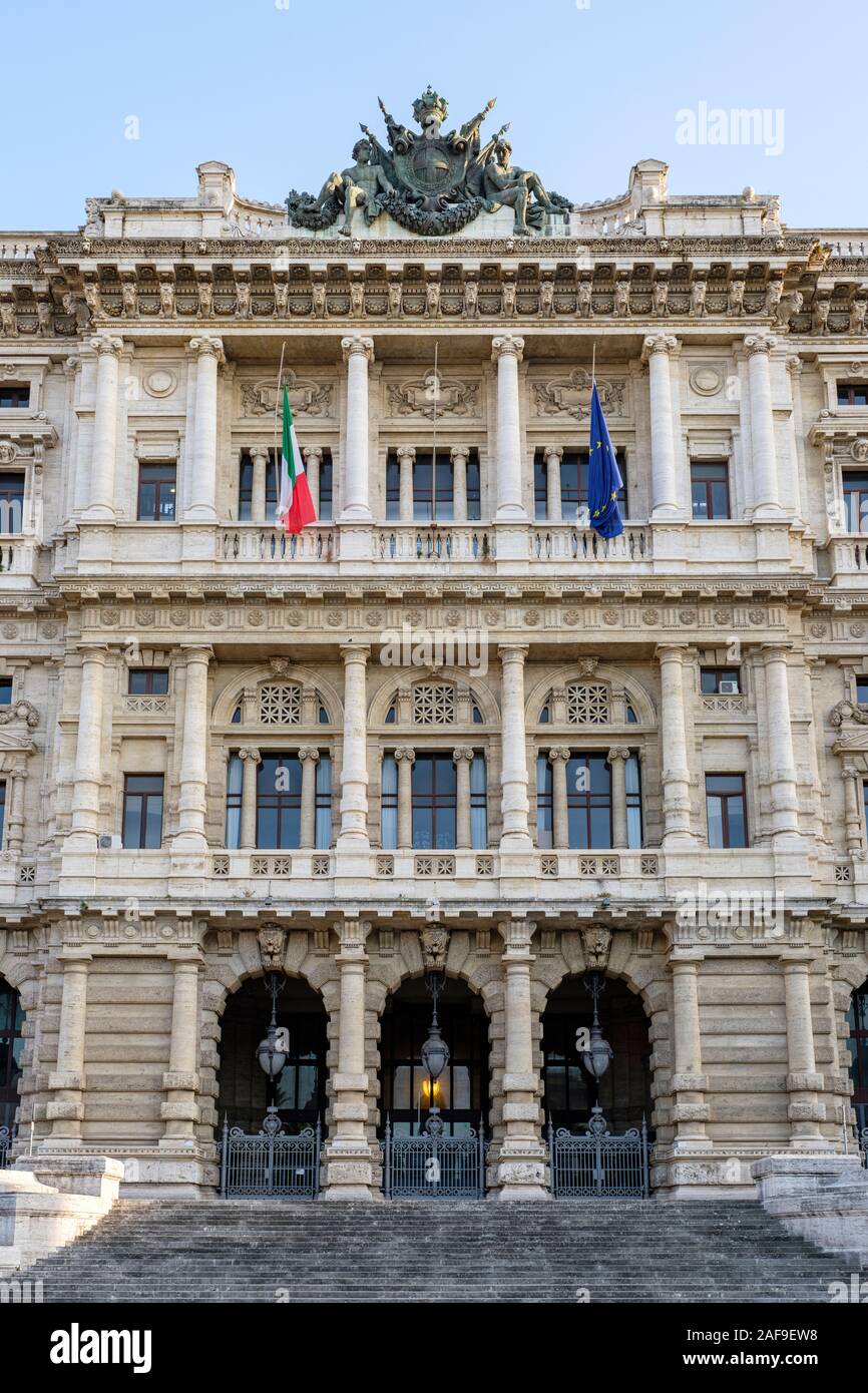 Corte Suprema di Cassazione (Supreme Court of Cassation), Palace of Justice, Rome, Italy Stock Photo